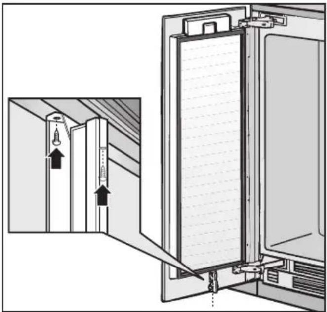 MIELE KWT 1611 VI - Het bevestigen van de lucht- scheider - 2