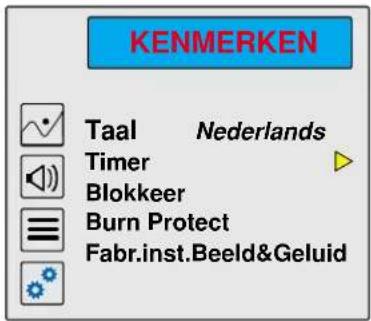 KENMERKEN Taal Nederlands Timer Blokkeer Burn Protect Fabr.inst.Beeld&Geluid
