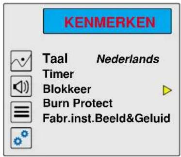 KENMERKEN Taal Nederlands Timer Blokkeer Burn Protect Fabr.inst.Beeld&Geluid