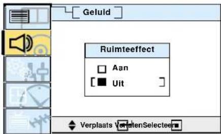 Geluld Rulmteeffect □ Aan [■ Uit] Verplaats VerlaatenSelectee