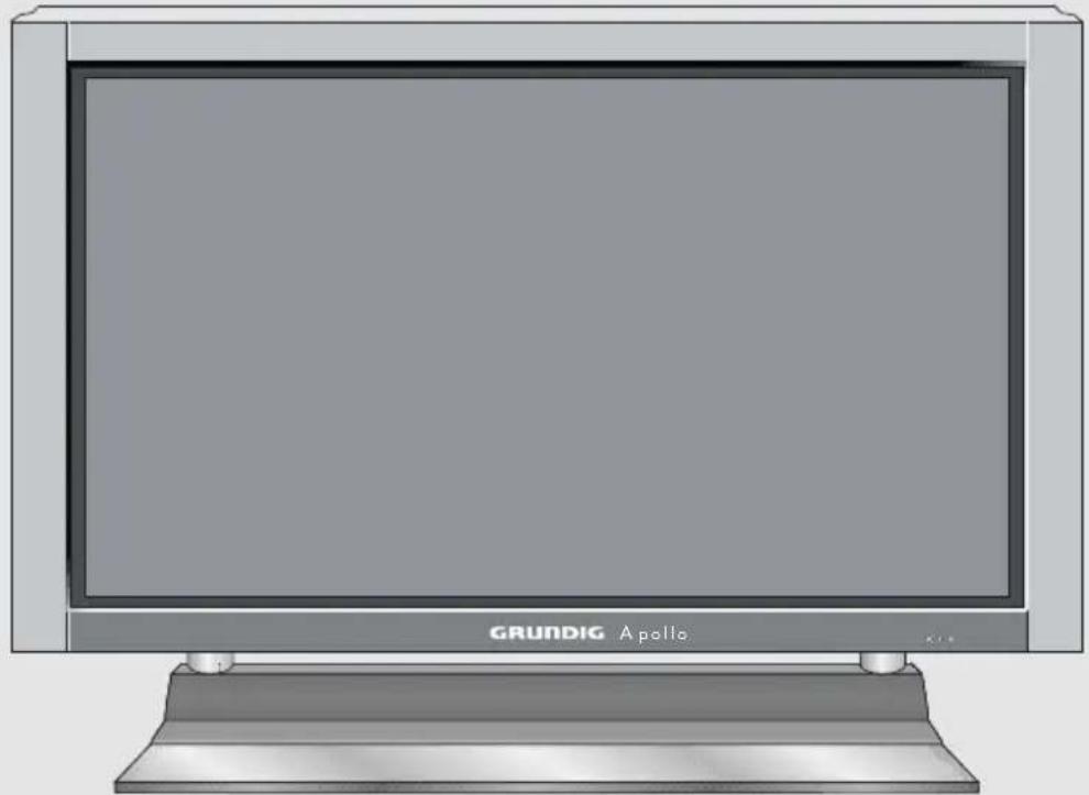 GRUNDIG Apollo PXW 110-7616 REF - De bedieningselementen van het televisietoestel - 1