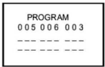 PROGRAM 0 0 5 0 0 6 0 0 3 ---------- ----------