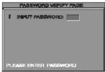 PASSWORD VERIFY PAGE ! INPUT PASSWORD: PLEASE ENTER PASSWORD