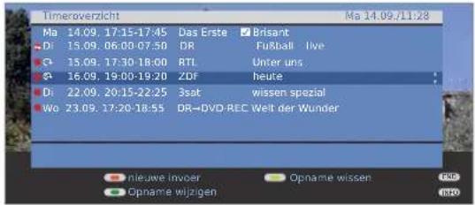 LOEWE Individual 32 Selection HD 100 - Timer via het timeroverzicht programmeren - 2