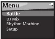 PIONEER STZ-D10T - Druk op MENU terwijl het apparaat is ingeschakeld. - 1