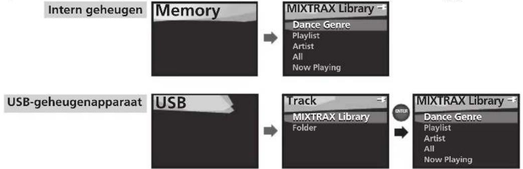 PIONEER STZ-D10S - Druk herhaaldelijk op FUNC om "Memory" (interne geheugen) of "USB" te kiezen. - 1