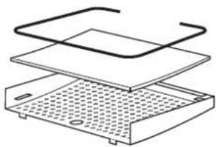 Küppersbusch IKD 966.1 - De koolfilters vervangen (bij recirculatie) - 1