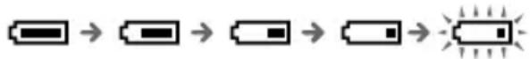 SONY NW-E407R - Resterende batterijlading - 1