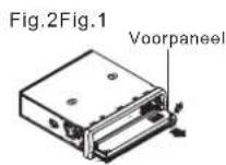 TAMASHI XTD 168 USB - VERWIJDEREN VAN HET VOORPANEEL - 2