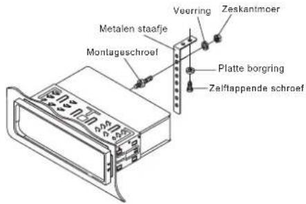 Metalen staafje Montageschroef Voerring Zeskantmoer Platte borgring Zelftappende schroef
