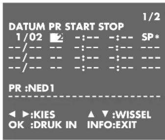 GRUNDIG GV 950 HIFI/NIC - MENU - 1