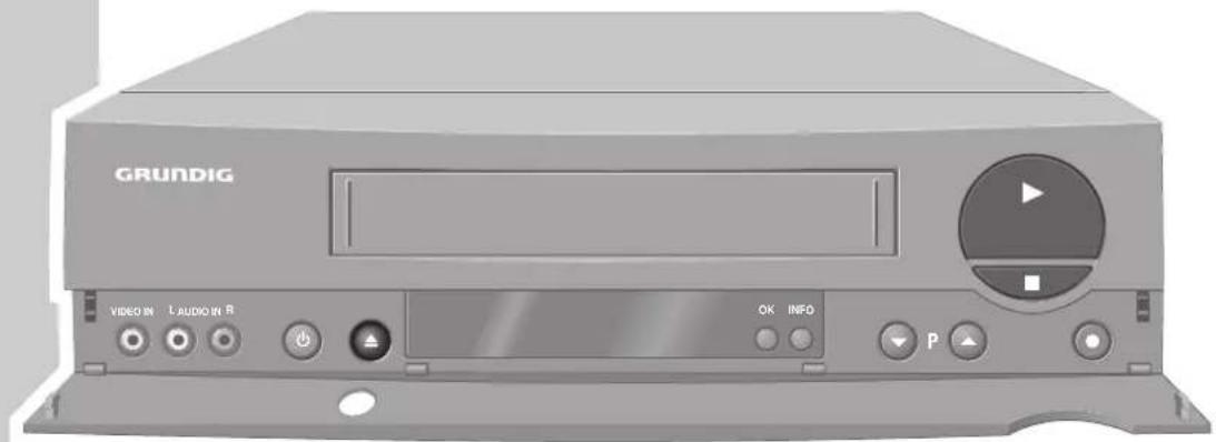 GRUNDIG VIDEO IN L AUDIO IN R OK INFO P