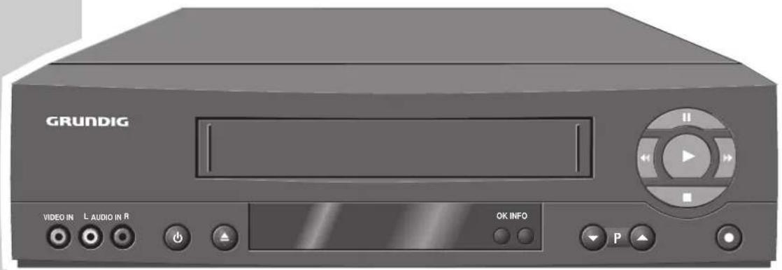 GRUNDIG VIDEO IN L AUDIO IN R OK INFO P