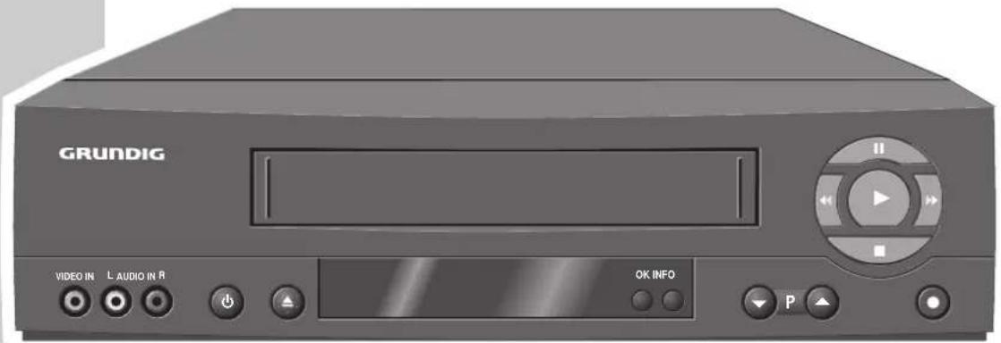 GRUNDIG VIDEO IN L AUDIO IN R OK INFO P