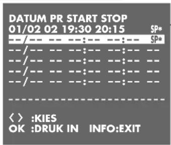 GRUNDIG GV 9300 SV - Opnamegegevens controleren - 1