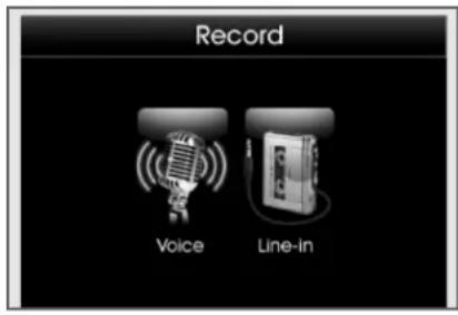 GRUNDIG MPixx 8800 FM - Modus »Record« oproepen - 1