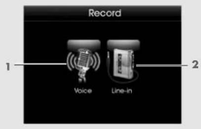 GRUNDIG MPixx 8800 FM - Modus opnames (spraak en line in) - 1