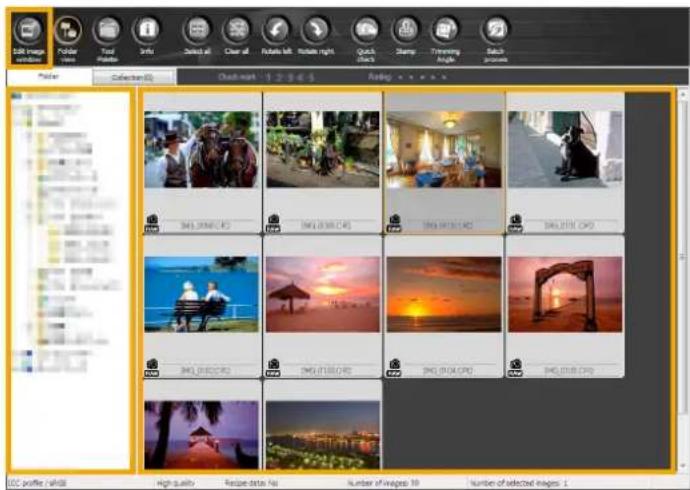 CANON ImageBrowser EX - RAW-beelden bewerken met Digital Photo Professional - 1