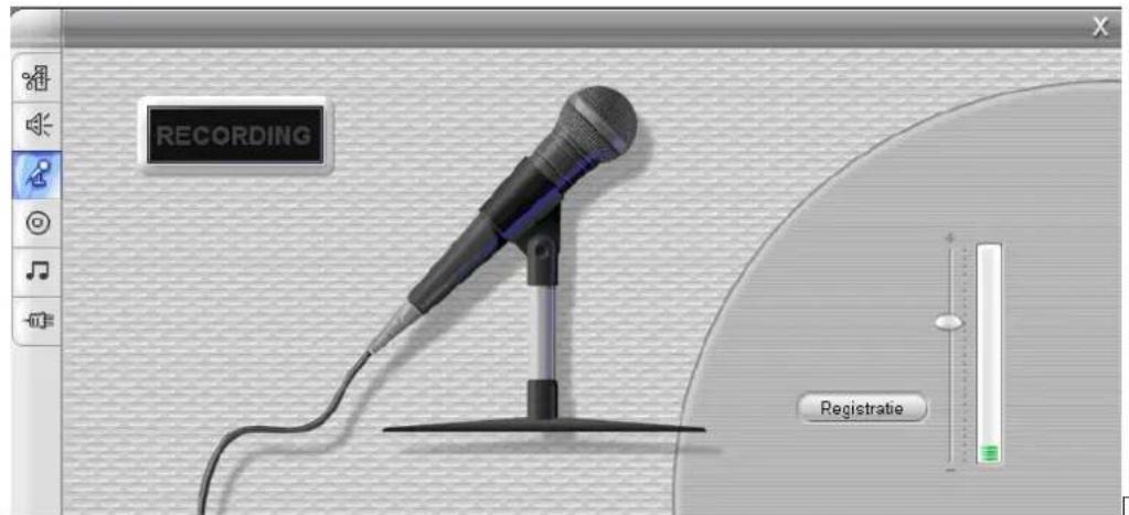 RECORDING Registratie