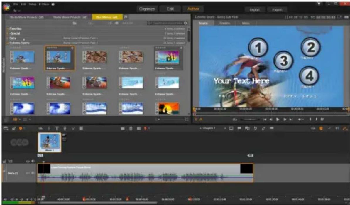 PINNACLE Studio 20 Plus - Hoofdstuk 9: Schijfprojecten - 1