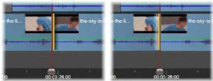 PINNACLE Studio 20 Plus - Het begin van een clip trimmen - 1