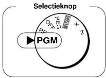 Selectieknop PGM