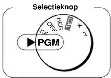 Selectieknop PGM