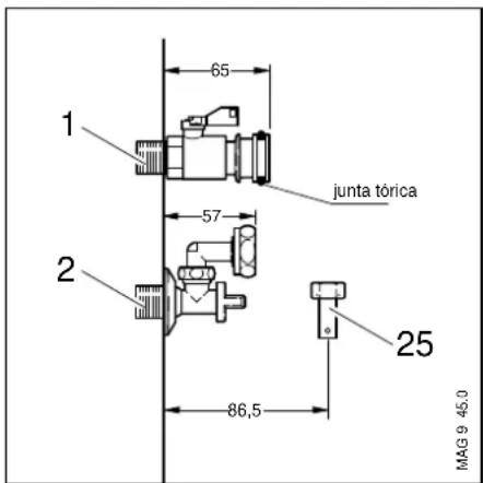 65 1 junta tórica 57 2 25 86,5 MAG 9 45.0