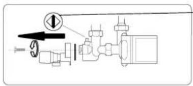 FERROLI AquaSol 4 LB 90 IT - Vulprocedure / controle vulniveau, van het collector circuit m.b.v. vulpomp - 2