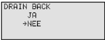 DRAIN BACK JA →NEE