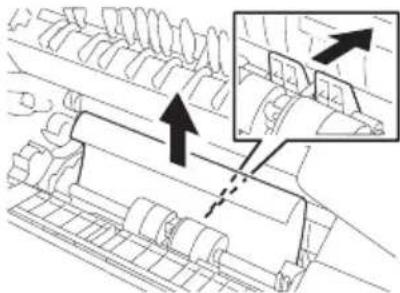 TOSHIBA DP 85F - Papieropstopping 80 opheffen: - 6