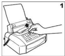OLIVETTI Fax-Lab 210P - ELEKTRISCHE CONTACTEN VAN DE PRINTKOP REINIGEN - 1