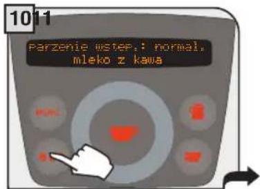 1011 parzenie wiste.: normal. mleko z kawa
