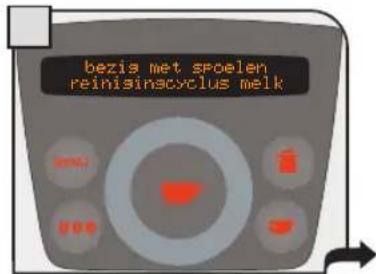 bezis met spoelen reinisingcvclus melk