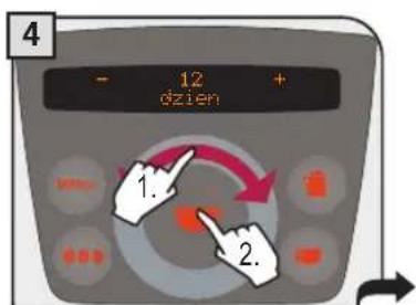 - 12 + dzien 1. 2.