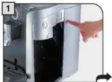 PHILIPS Saeco Primea Ring Plus - REINIGEN VAN DE CENTRALE UNIT - 1