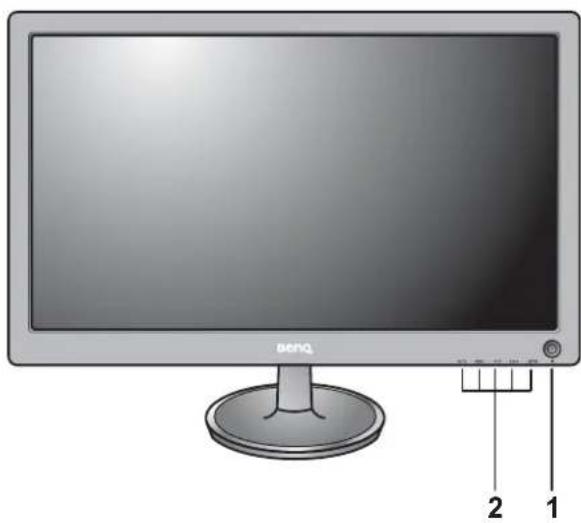 BENQ VW2420 - Front view - 1