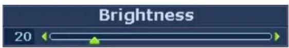 BENQ VW2420 - Brightness and Contrast hot key - 1