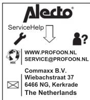 PROFOON TX-310 - Onderhoud: - 2