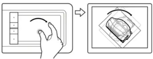 WACOM CTT-460 - 7B SCROLLEN MET BEWEGINGEN - 5