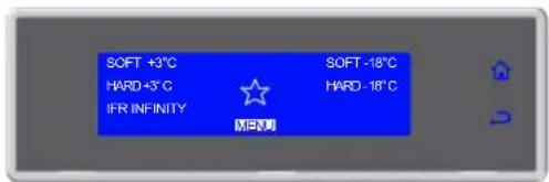 SOFT +3°C HARD +5°C IFR INFINITY SOFT -18°C HARD -18°C TESTREGELS