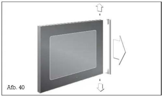 GAGGENAU EB 208 - Demonteren van de ovenruit - 1