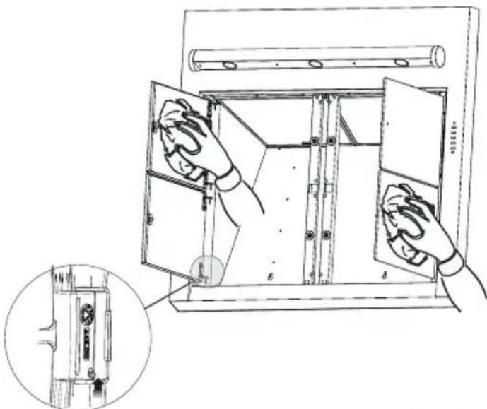 Küppersbusch KD 9550.0 E - Schoonmaken filters - 2