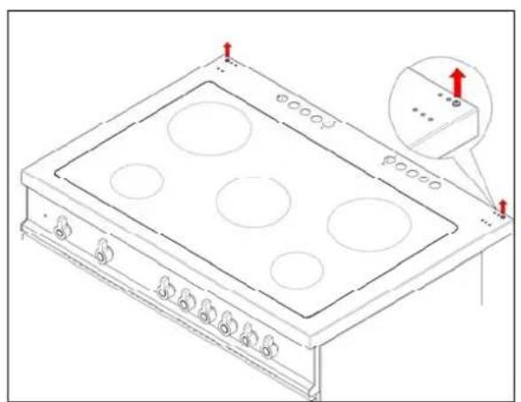 BERTAZZONI X90 IND MFE - Reiniging van de binnenruiten van de oven: - 4