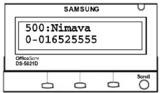 SAMSUNG 500:Nimava 0-016525555 OfficeScore DS-5021D Scroll