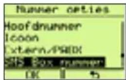 Runner options Hoofdrunner Icon External/PADK SIFS Box runner OK 1 5