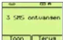 3. SMS ontvangen I am I terus