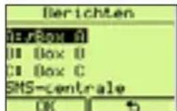 Berichten Box Box 0 Box 0 Box C SMS-centrale