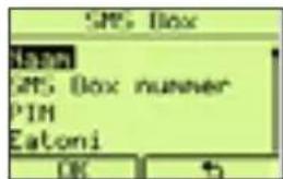 BELGACOM Maestro 2055 - Een naam toekennen aan een SMS-mailbox - 2