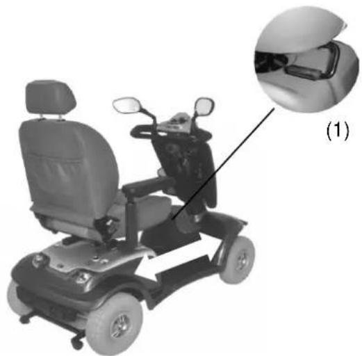KYMCO Maxi XLS - Kans op ongelukken doordat de zitting niet goed is vergrendeld - 1